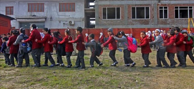 New school timing announced in Kashmir from Nov-01