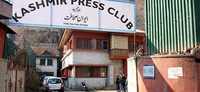 PCI constitutes committee to investigate ‘intimidation’ of Kashmir based journalists