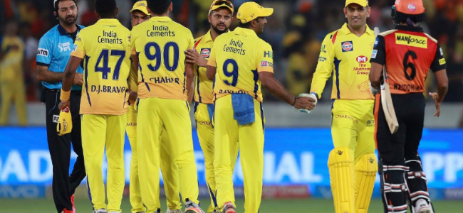 CSK ease to playoffs with clinical win over SRH