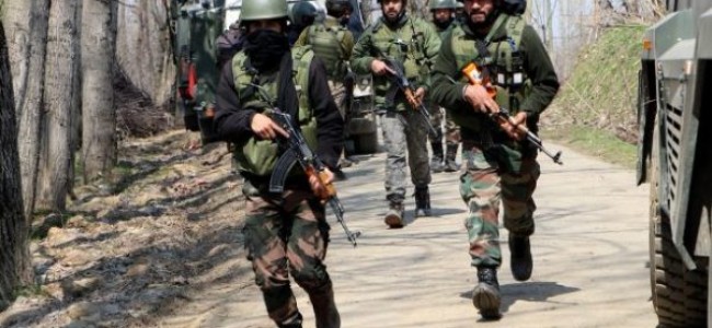 Forces recover ammunition during CASO in Ganderbal forest area