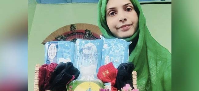 Kashmiri Woman Provides Free Sanitary Napkins To Needy Amid Lockdown