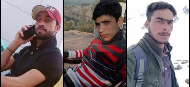 July 18 Amshipora “Gunfight”: Bodies of slain youth exhumed, handed over to families