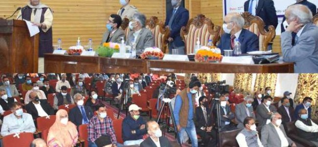 One Day National Seminar on “Reshi- Sufi Traditions of Kashmir” held at Kashmir University