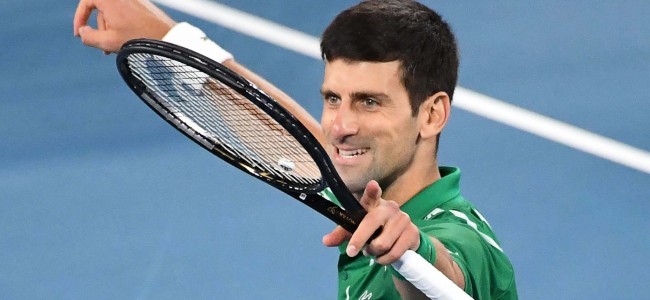 Djokovic ‘a bit emotional’ after warm return to Australian Open