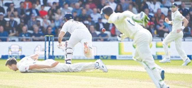 England in driving seat after India fold up for 78