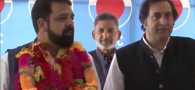 Veteran NC leader Abdul Rahim Rather’s son joins People’s Conference