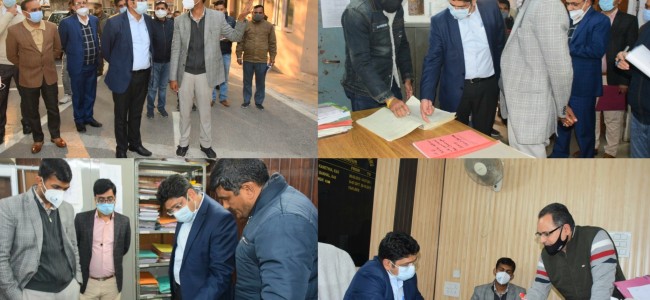 Div Com conducts annual administrative inspection of  DC office Jammu