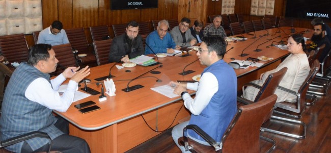 Advisor Bhatnagar assesses developmental issues of Gurez Sub-division