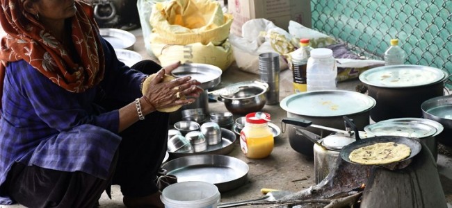 SHG members of Pouni Reasi tasting entrepreneur success with kitchens at Dogra Rural Haat