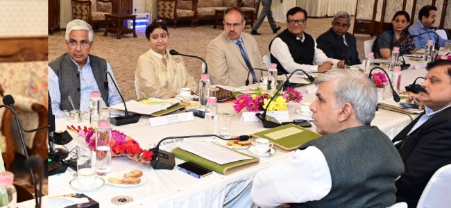 Lt Governor chairs J&K Higher Education Council meeting