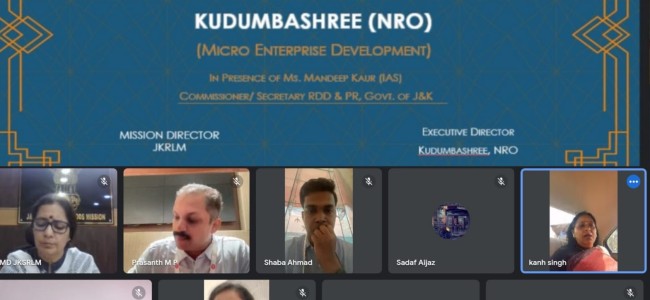 JKRLM signs MoU with Kudumbashree NRO to support Micro Enterprise Development prog in UT