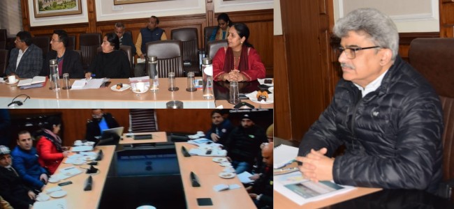 CS takes stock of Dal Lake conservation and beautification measures