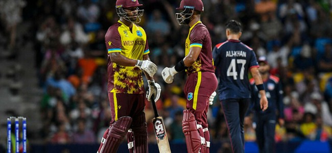 Shai Hope’s 82 fires West Indies to big T20 World Cup win over US