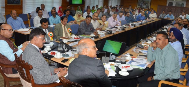 Advisors Skandan, Sharma, Kumar attend workshop on ‘Cultivation and Utilization of Medicinal Plants’ at SKUAST-K Advisors Skandan, Sharma, Kumar attend workshop on ‘Cultivation and Utilization of Medicinal Plants’ at SKUAST-K