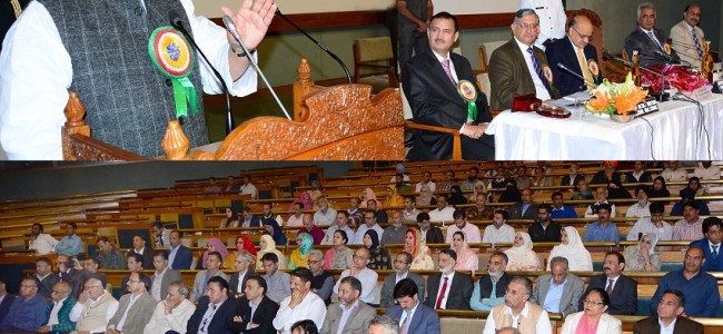 Governor inaugurates 23rd Annual Post Graduate Research Presentation Programme of SKIMS