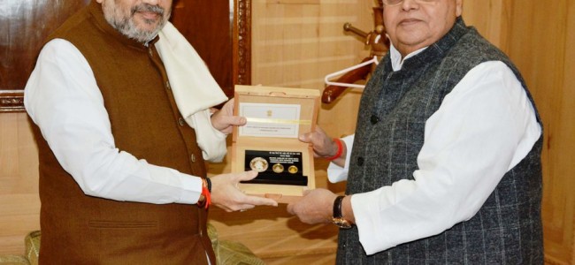 Governor Thanks Amit Shah For Visiting Kashmir Governor Thanks Amit Shah For Visiting Kashmir