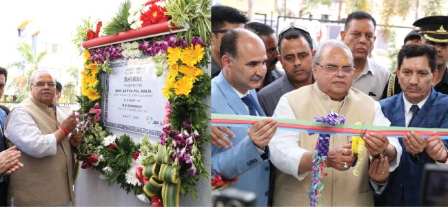 Governor Malik inaugurates J&K Bank branch in Maharashtra’s Shirdi