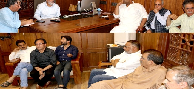 KEG requests Fayaz Kaloo to continue leading editors body KEG requests Fayaz Kaloo to continue leading editors body