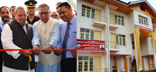 Governor Inaugurates Habba Khatoon PG Girls Hostel At SKUAST-K