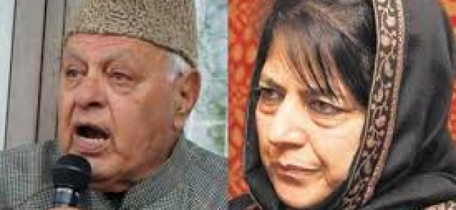 Convene all-party meet: Mehbooba to Dr Farooq Convene all-party meet: Mehbooba to Dr Farooq