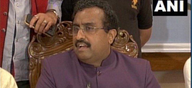 ‘Environment of fear for selfish interests’: Ram Madhav on J&K politics ‘Environment of fear for selfish interests’: Ram Madhav on J&K politics