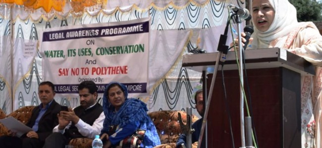 Seminar on environmental  issues held at Pampore