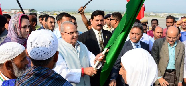 J&K’s first batch of Hajj pilgrims leaves for Saudi Arabia J&K’s first batch of Hajj pilgrims leaves for Saudi Arabia