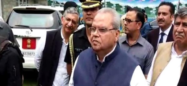 Ceasefire violation by Pakistan being aptly countered: Governor Malik Ceasefire violation by Pakistan being aptly countered: Governor Malik