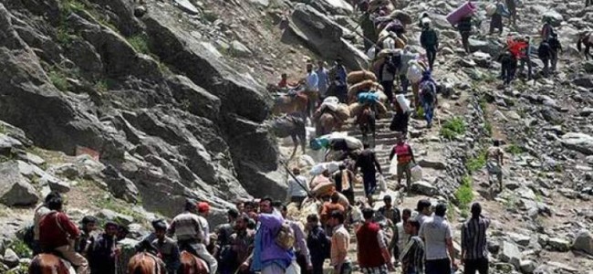 Decision on Amarnath yatra after review of Covid-19 situation: J-K LG Murmu Decision on Amarnath yatra after review of Covid-19 situation: J-K LG Murmu