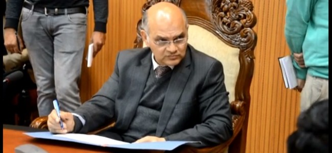 J&K readying for investments to spur growth: Advisor Sharma J&K readying for investments to spur growth: Advisor Sharma