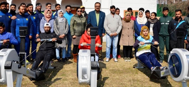 Govt to boost water sports in JK: Navin Choudhary Govt to boost water sports in JK: Navin Choudhary