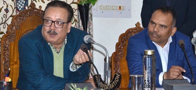 Navin Choudhary, Pandurang Pole take stock of public grievances at Srinagar Navin Choudhary, Pandurang Pole take stock of public grievances at Srinagar