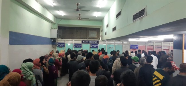 COVID-19: Srinagar’s SMHS hospital closes OPD section COVID-19: Srinagar’s SMHS hospital closes OPD section