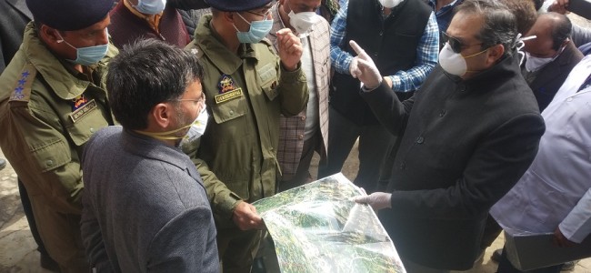Advisor Baseer Khan visits Covid– 19 screening centres, inspects facilities Advisor Baseer Khan visits Covid– 19 screening centres, inspects facilities