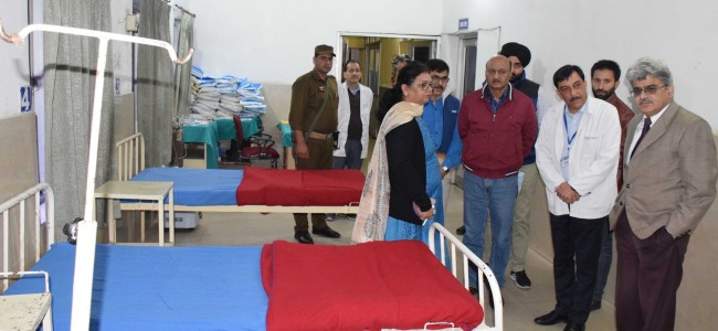 Atal Dullo reviews quarantine facilities in Jammu Atal Dullo reviews quarantine facilities in Jammu