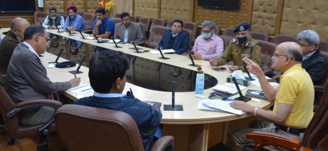 CS reviews UT preparedness to deal with COVID-19 for lockdown period CS reviews UT preparedness to deal with COVID-19 for lockdown period