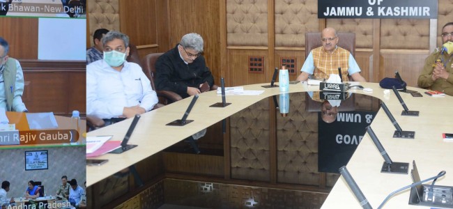 Cabinet Secretary holds VC with Chief Secretaries to review supply, transportation of essential goods Cabinet Secretary holds VC with Chief Secretaries to review supply, transportation of essential goods