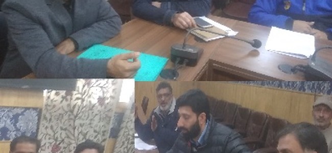 DDC Anantnag holds meeting with specially-abled persons DDC Anantnag holds meeting with specially-abled persons