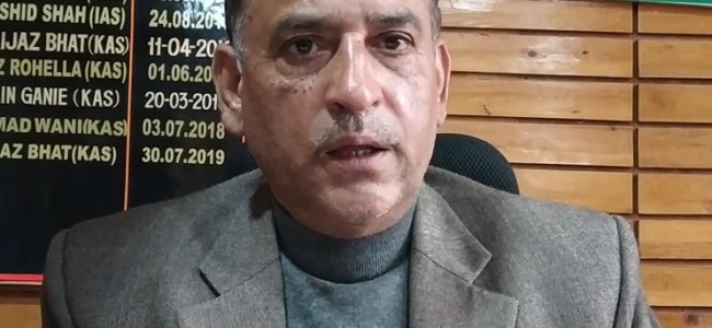 DC Kulgam expresses gratitude to people urges to stay home, stay safe DC Kulgam expresses gratitude to people urges to stay home, stay safe