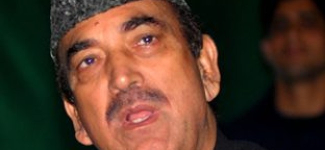 DPAP Supremo GN Azad Rebuts Reports of Him Rejoining INC DPAP Supremo GN Azad Rebuts Reports of Him Rejoining INC