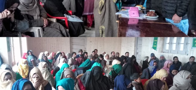Handloom awareness camp held at Bandipora Handloom awareness camp held at Bandipora