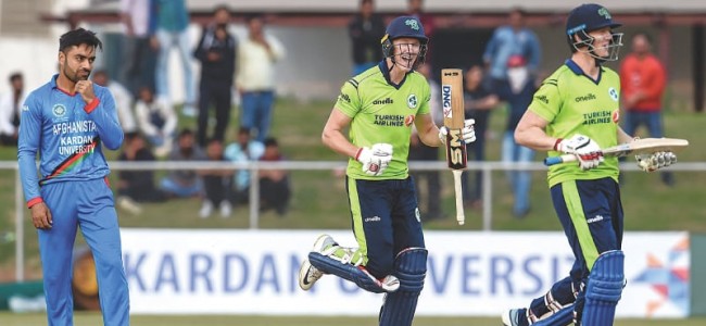 O’Brien’s last-ball six hands Ireland win in super-over O’Brien’s last-ball six hands Ireland win in super-over