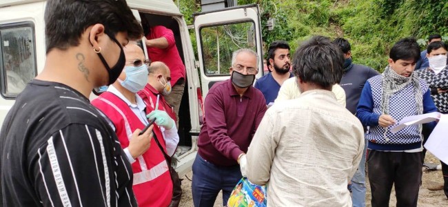 Red Cross Society Jammu distributes ration Red Cross Society Jammu distributes ration