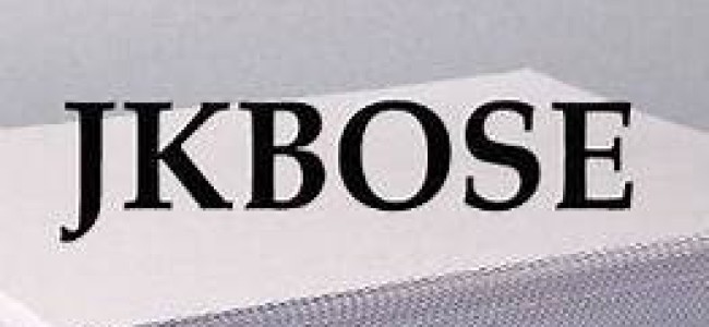 JKBOSE to implement rationalised syllabi, textbooks for classes 9 to 12 JKBOSE to implement rationalised syllabi, textbooks for classes 9 to 12