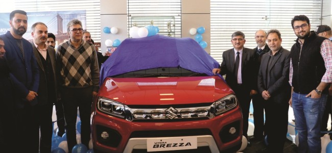 Jamkash Vehicleades Kashmir launches new Vitara Brezza