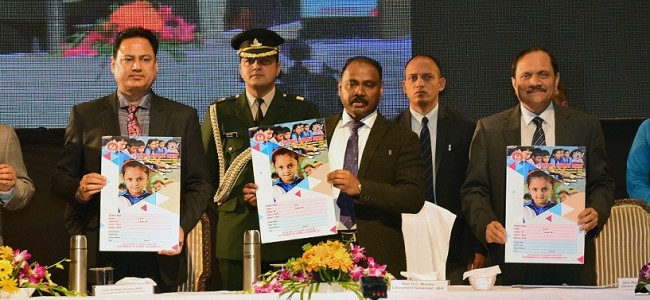 Lt Governor launches ‘Student Health Card’ to improve the education and health status of students across J&K Lt Governor launches ‘Student Health Card’ to improve the education and health status of students across J&K