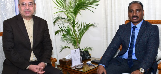 Chairperson J&K Law Commission meets Lt Governor Chairperson J&K Law Commission meets Lt Governor