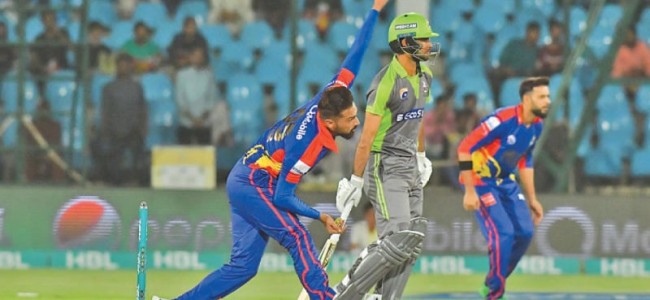 HBL PSL semi-finalists lock horns at Gaddafi Stadium on exciting day HBL PSL semi-finalists lock horns at Gaddafi Stadium on exciting day