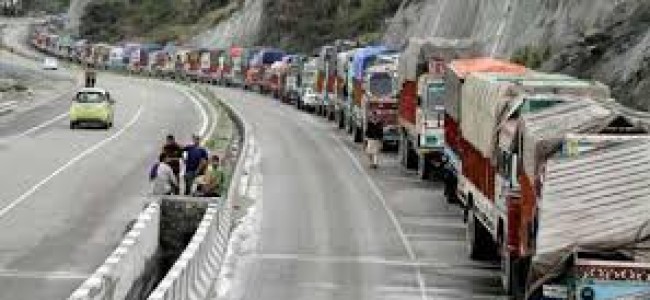 Jammu-Srinagar national highway cleared of landslide debris, reopened after two days Jammu-Srinagar national highway cleared of landslide debris, reopened after two days