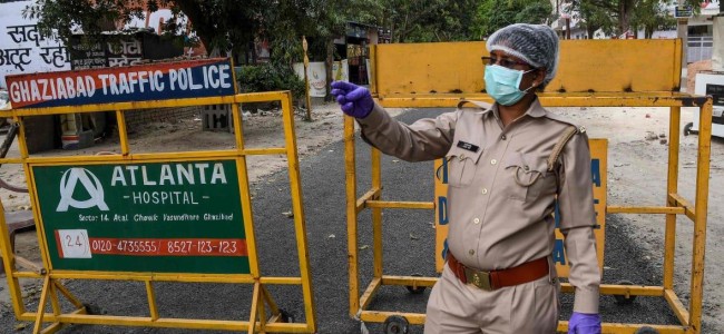 Women in J-K wield hockey sticks to enforce lockdown